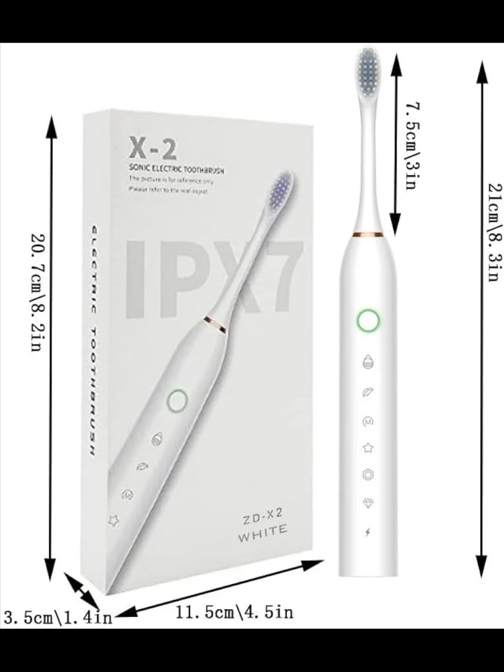 X-2 Sonic Electric Toothbrush 🦷🪥NIP